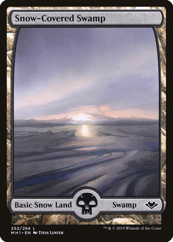Snow-Covered Swamp [Modern Horizons] - Destination Retro