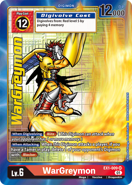 WarGreymon [EX1-009] (Alternate Art) [Classic Collection] - Destination Retro