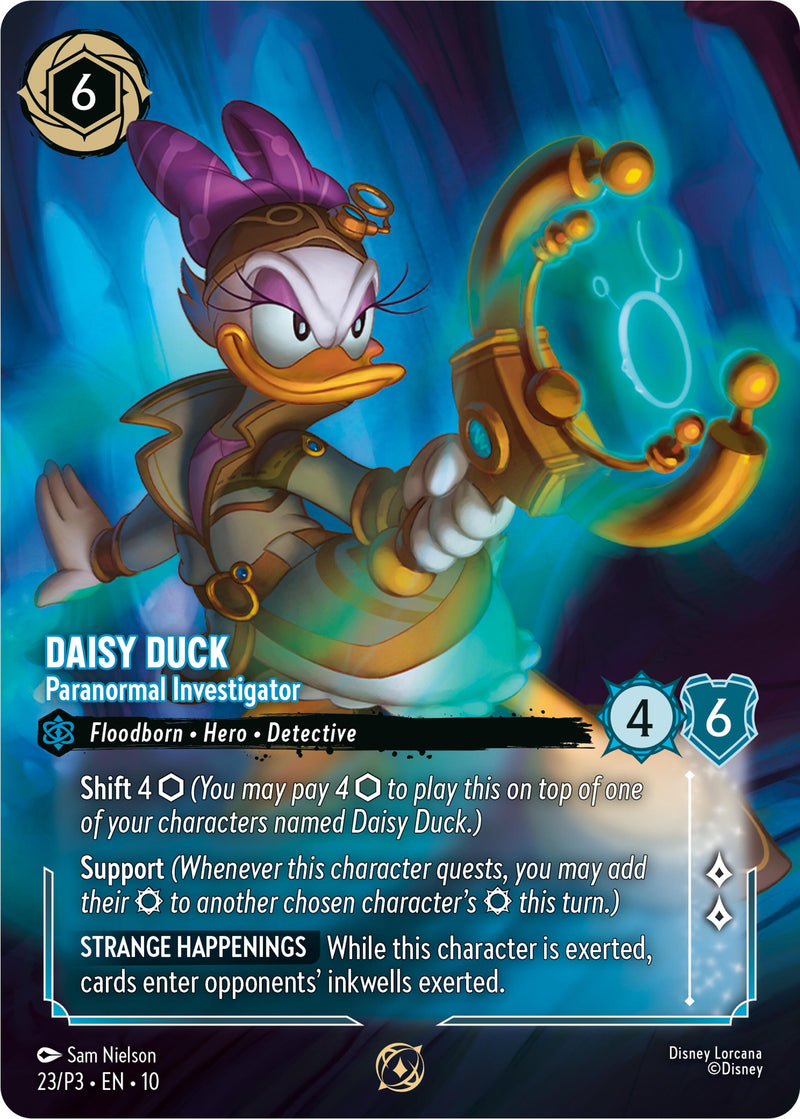 Daisy Duck - Paranormal Investigator (Store Championship Participant) (23) [Promo Cards] - Destination Retro