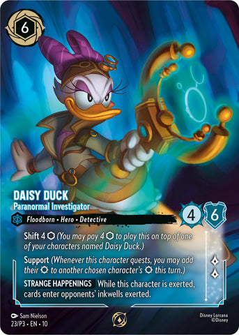 Daisy Duck - Paranormal Investigator (Store Championship Participant) (23) [Promo Cards] - Destination Retro