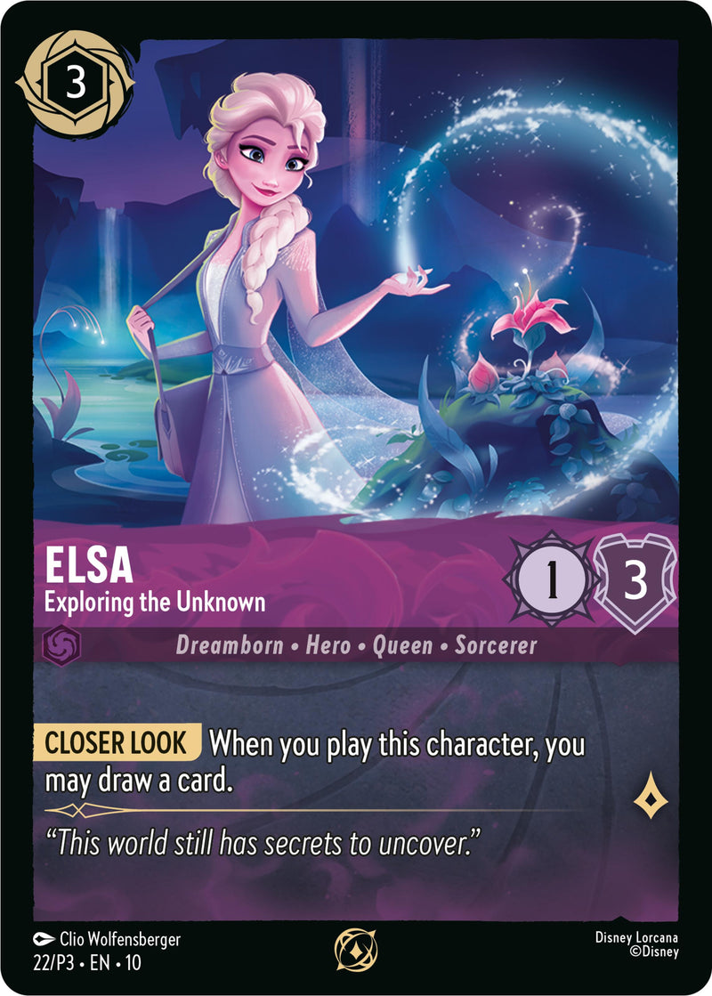 Elsa - Exploring the Unkown (22) [Promo Cards] - Destination Retro