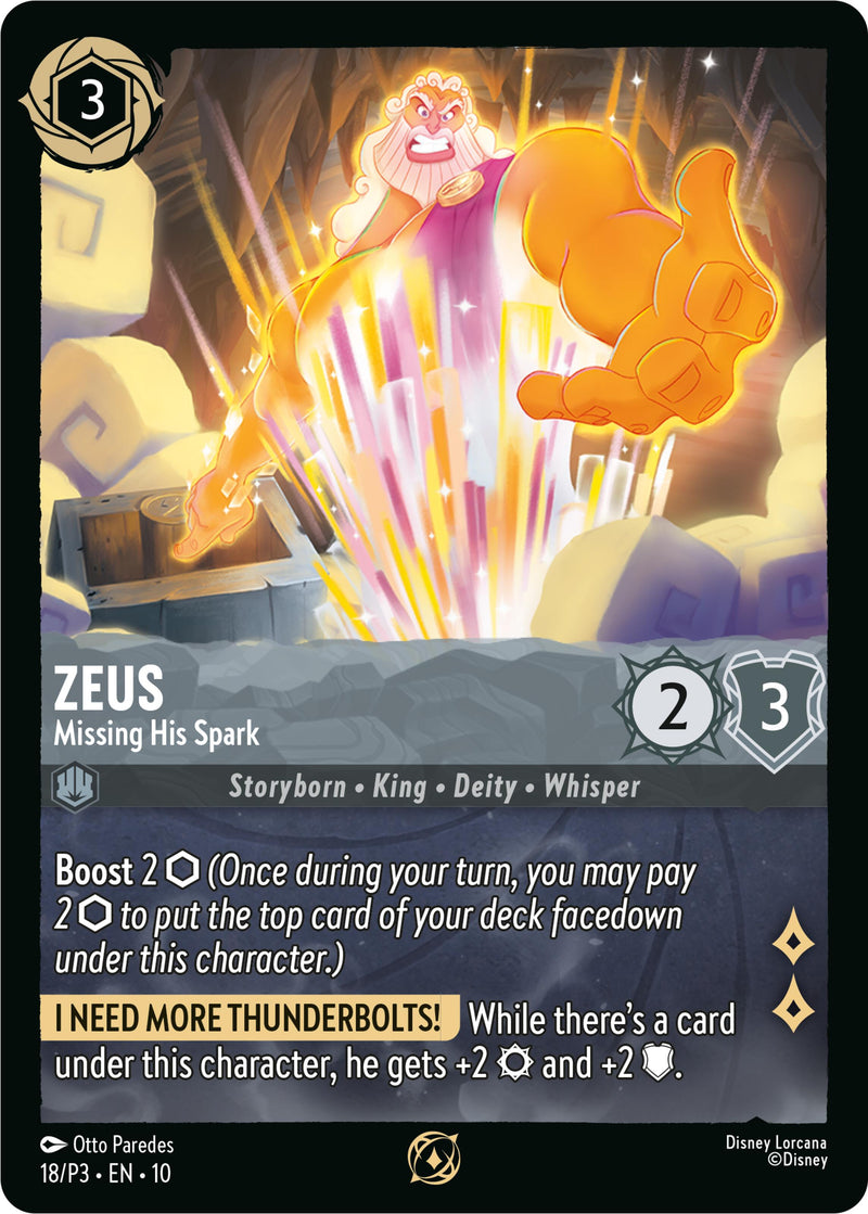 Zeus - Missing His Spark (18) [Promo Cards] - Destination Retro