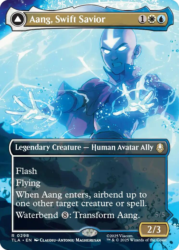 Aang, Swift Savior (298) (Borderless) [Avatar: The Last Airbender] - Destination Retro