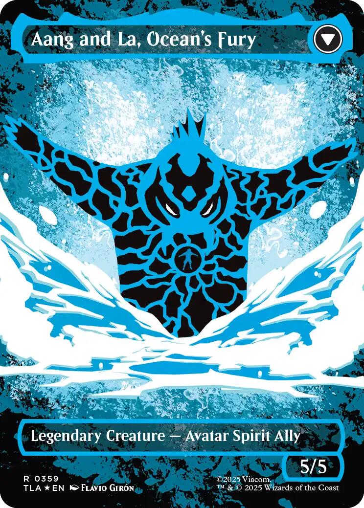 Aang, Swift Savior (Borderless) (Neon Ink Foil) [Avatar: The Last Airbender] - Destination Retro