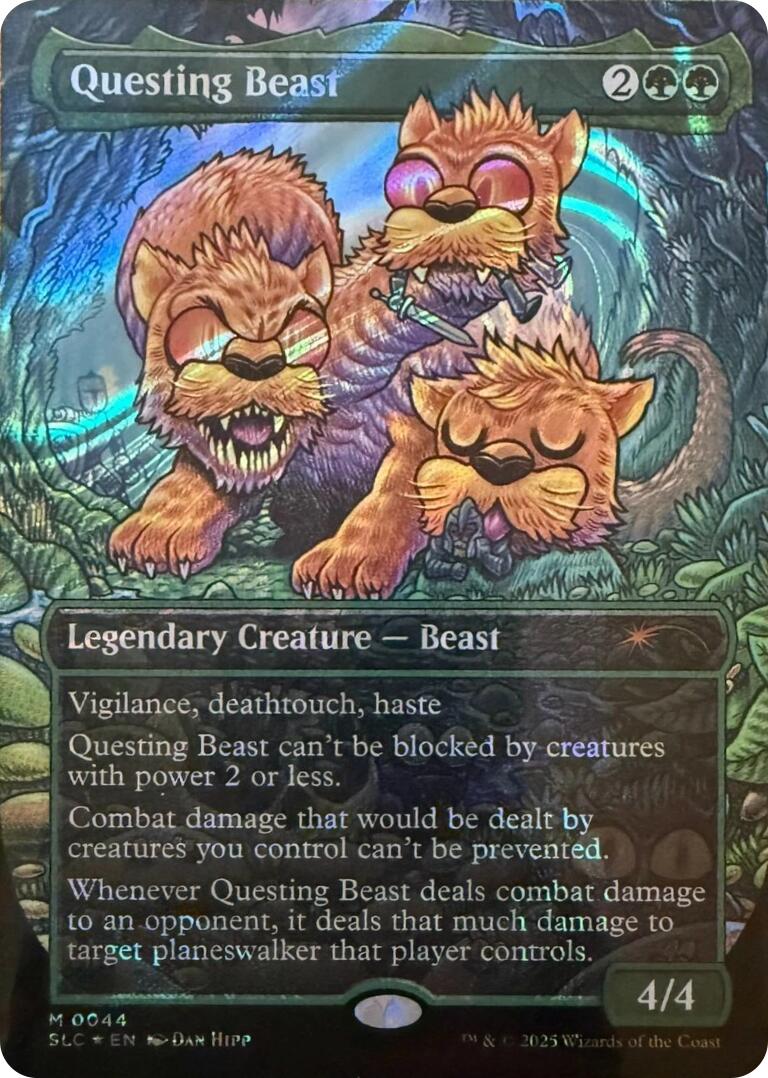Questing Beast (Halo Foil) [Secret Lair Countdown Kit] - Destination Retro