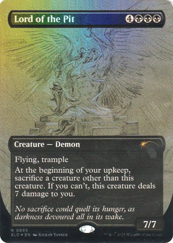Lord of the Pit (Sketch Showcase) (Rainbow Foil) [Secret Lair Drop Series] - Destination Retro