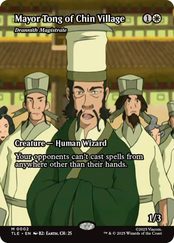 Mayor Tong of Chin Village - Drannith Magistrate (Borderless) [Avatar: The Last Airbender: Eternal-Legal] - Destination Retro