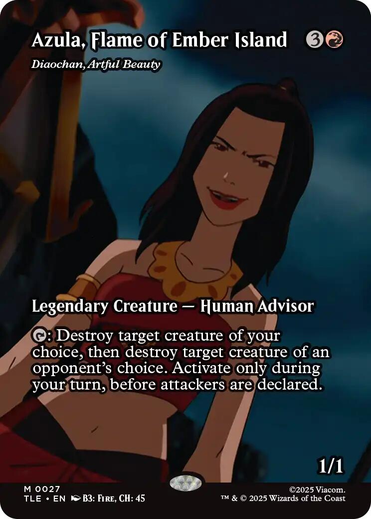 Azula, Flame of Ember Island - Diaochan, Artful Beauty (Borderless) [Avatar: The Last Airbender: Eternal-Legal] - Destination Retro