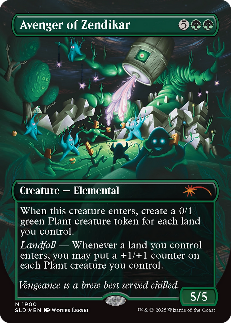 Avenger of Zendikar (Double Rainbow Foil) [Secret Lair Drop Series] - Destination Retro
