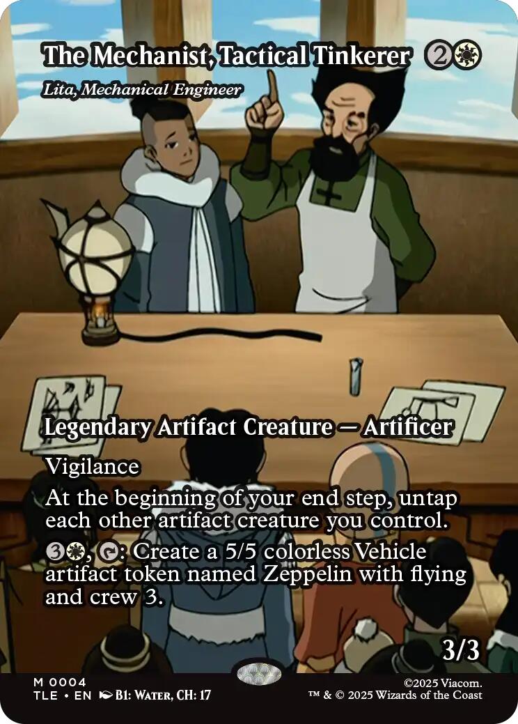 The Mechanist, Tactical Tinkerer - Lita, Mechanical Engineer (Borderless) [Avatar: The Last Airbender: Eternal-Legal] - Destination Retro
