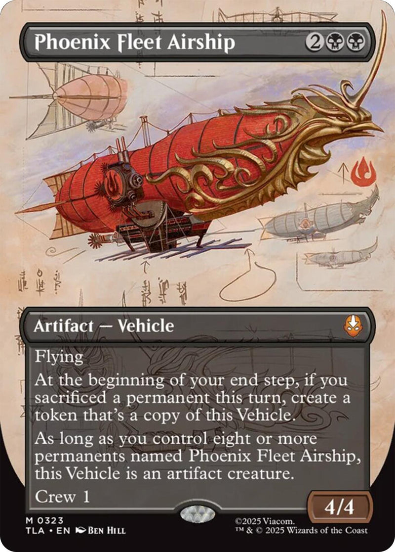 Phoenix Fleet Airship (Borderless) [Avatar: The Last Airbender] - Destination Retro