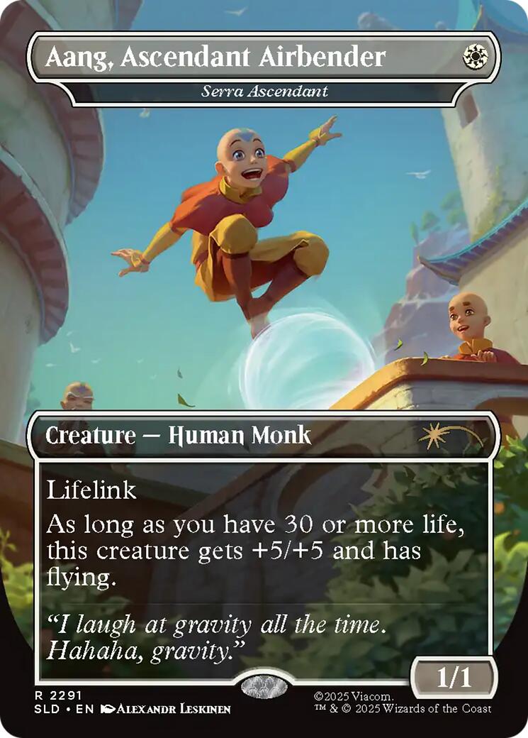 Aang, Ascendant Airbender - Serra Ascendant [Secret Lair Drop Series] - Destination Retro