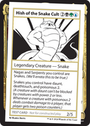 Hish of the Snake Cult [Mystery Booster 2 Playtest Cards] - Destination Retro