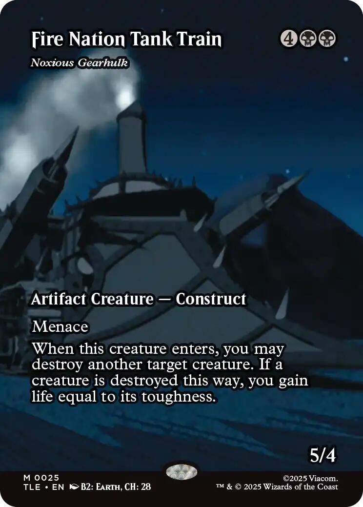 Fire Nation Tank Train - Noxious Gearhulk (Borderless) [Avatar: The Last Airbender: Eternal-Legal] - Destination Retro