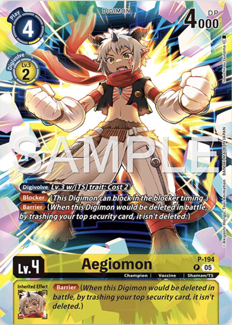 Aegiomon [P-194] (Digimon Story: Time Stranger Collector's Edition) [Promotional Cards] - Destination Retro