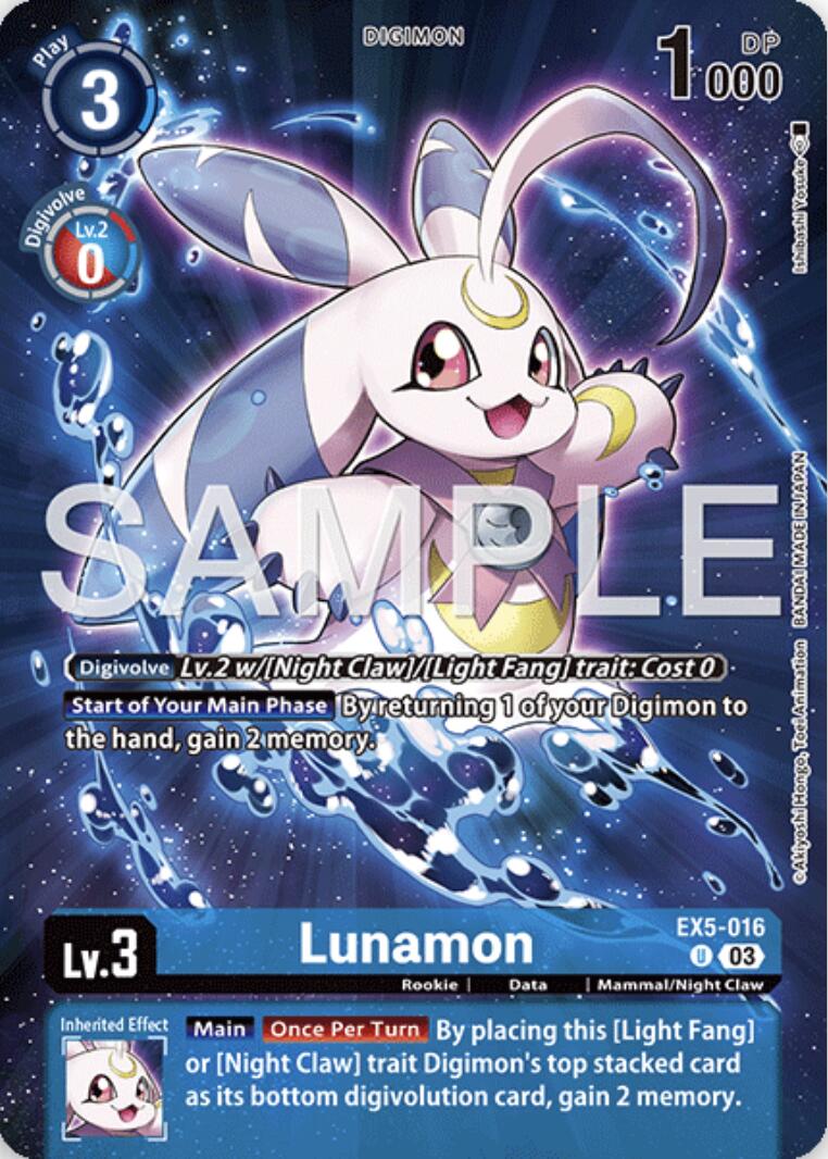 Lunamon [EX5-016] (Digimon Story: Time Stranger Collector's Edition) [Animal Colosseum] - Destination Retro