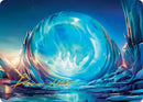 Aang's Iceberg Art Card (Gold-Stamped Signature) [Avatar: The Last Airbender Art Series] - Destination Retro