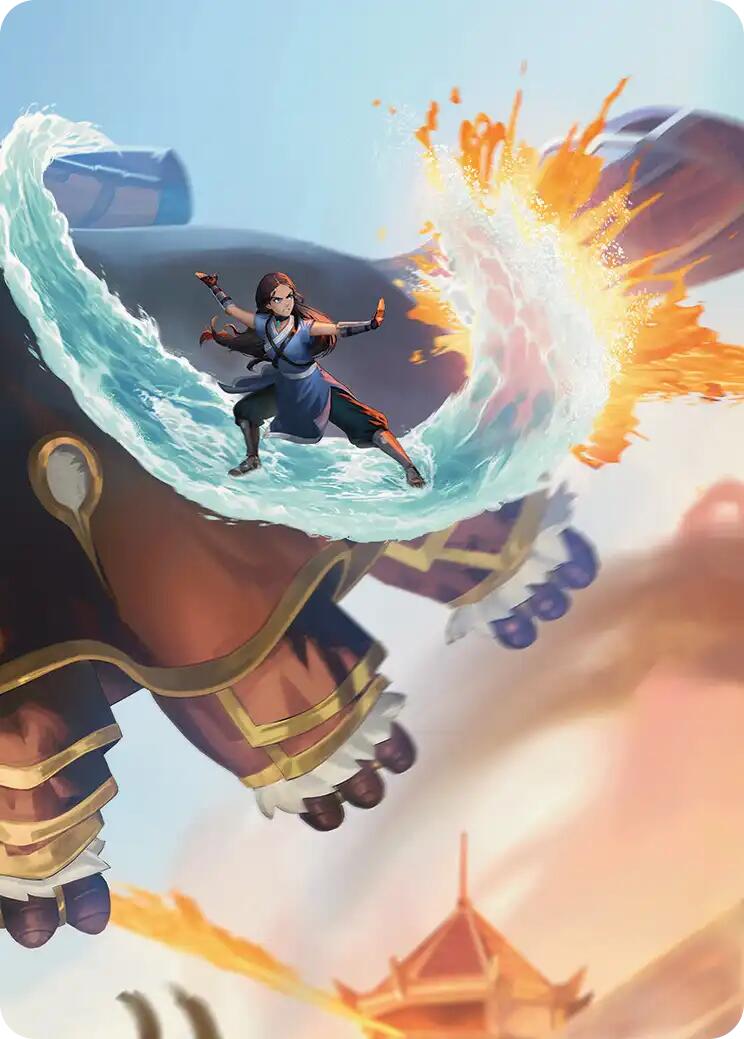 Katara's Reversal Art Card [Avatar: The Last Airbender Art Series] - Destination Retro