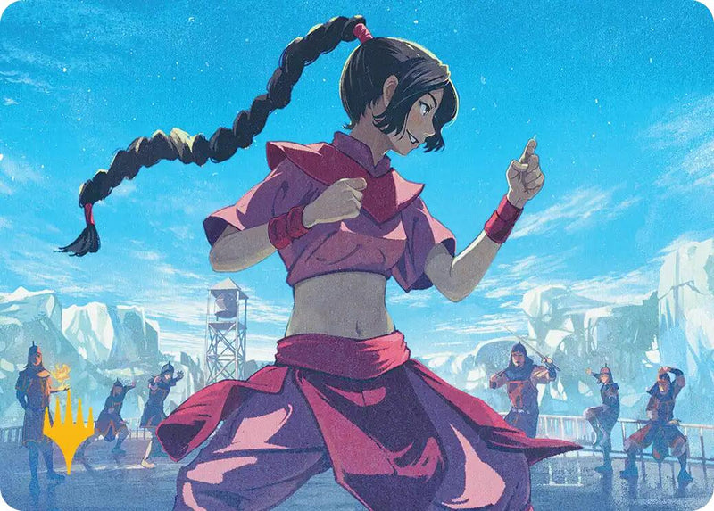 Ty Lee, Chi Blocker Art Card (Gold-Stamped Planeswalker Symbol) [Avatar: The Last Airbender Art Series] - Destination Retro