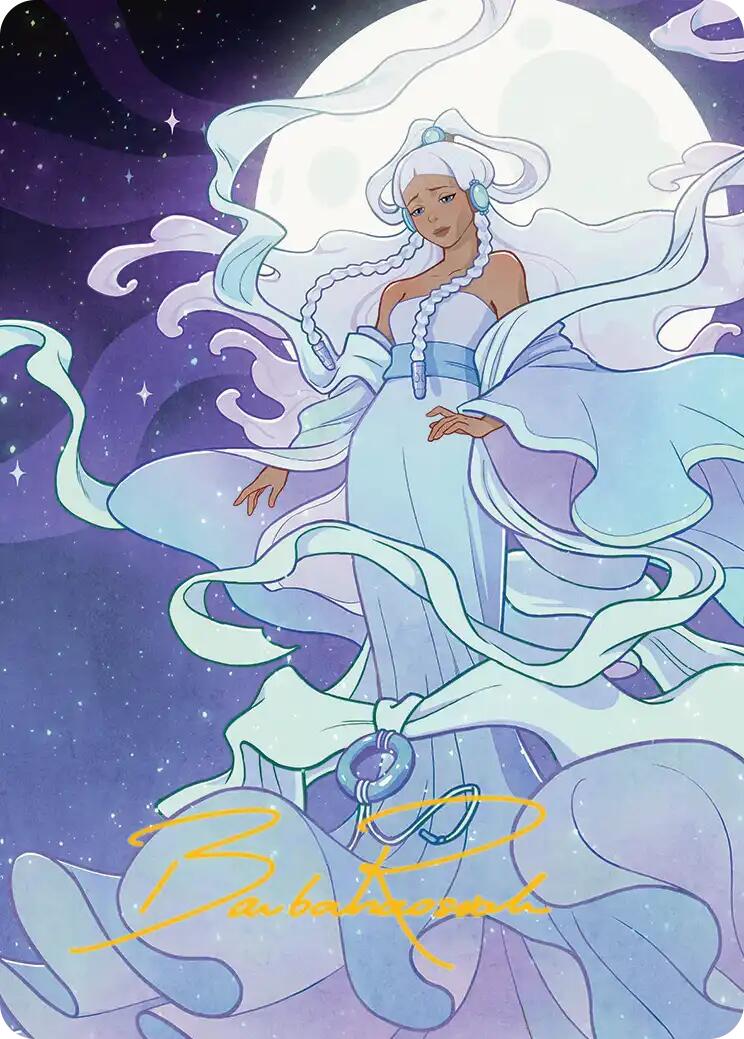 Yue, the Moon Spirit 2 Art Card (Gold-Stamped Signature) [Avatar: The Last Airbender Art Series] - Destination Retro