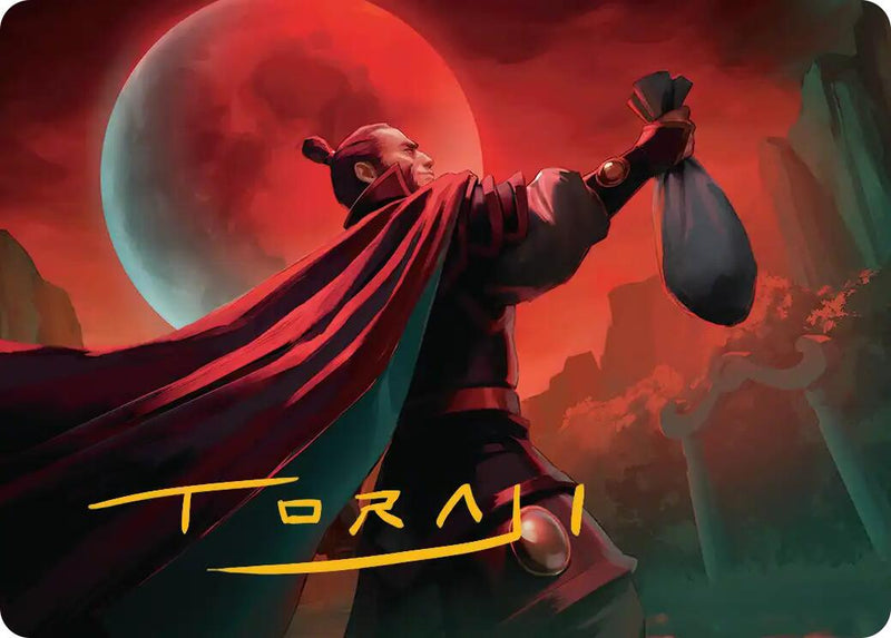Zhao, the Moon Slayer Art Card (Gold-Stamped Signature) [Avatar: The Last Airbender Art Series] - Destination Retro