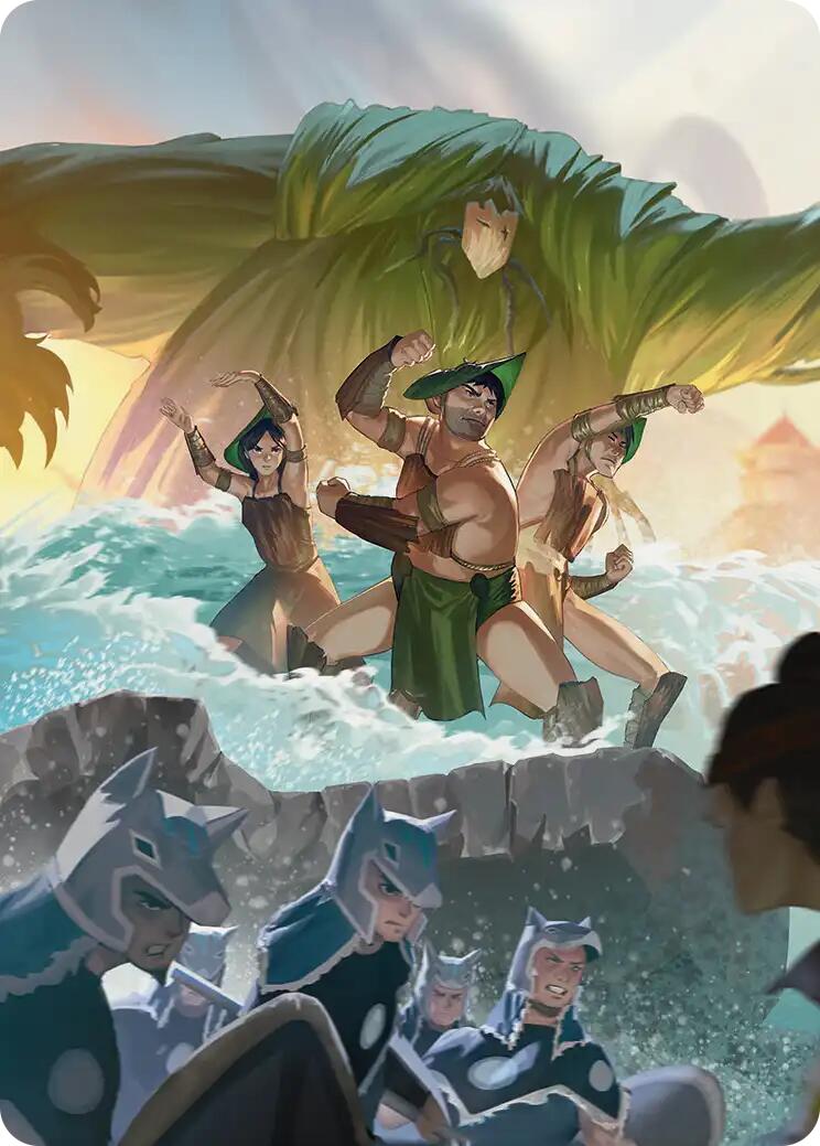 Swampbenders Art Card [Avatar: The Last Airbender Art Series] - Destination Retro
