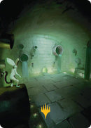 Swamp Art Card (Gold-Stamped Planeswalker Symbol) [Avatar: The Last Airbender Art Series] - Destination Retro