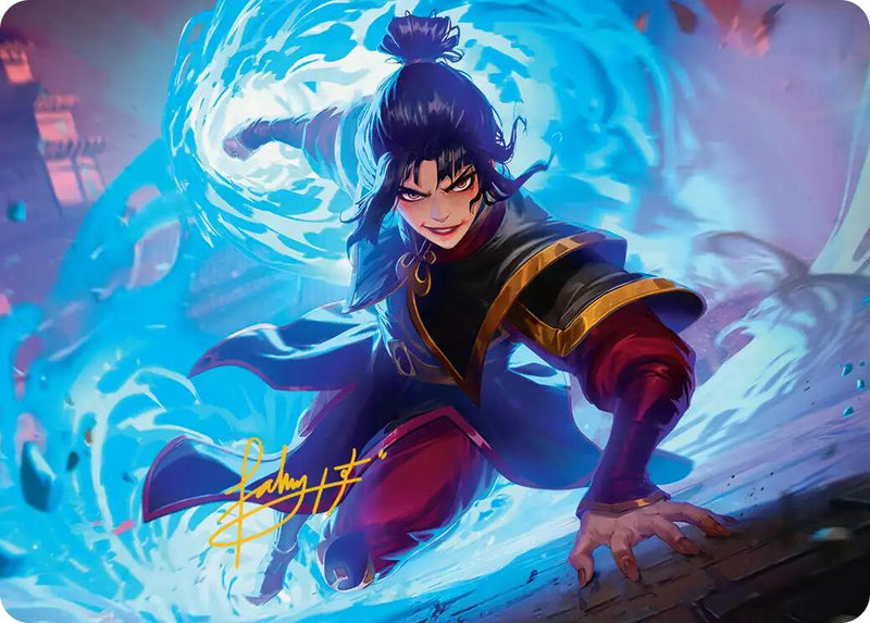 Fire Lord Azula Art Card (Gold-Stamped Signature) [Avatar: The Last Airbender Art Series] - Destination Retro