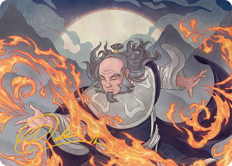 Iroh, Grand Lotus Art Card (Gold-Stamped Signature) [Avatar: The Last Airbender Art Series] - Destination Retro