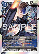 Justimon: Critical Arm [P-179] (Event Pack 8) [Promotional Cards] - Destination Retro