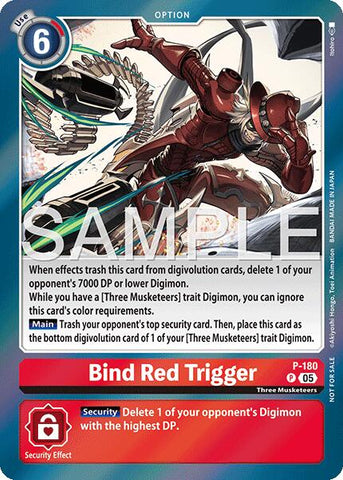 Bind Red Trigger [P-180] (Event Pack 8) [Promotional Cards] - Destination Retro