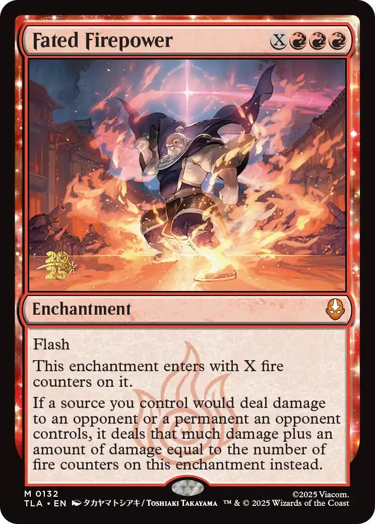 Fated Firepower [Avatar: The Last Airbender Prerelease Cards] - Destination Retro