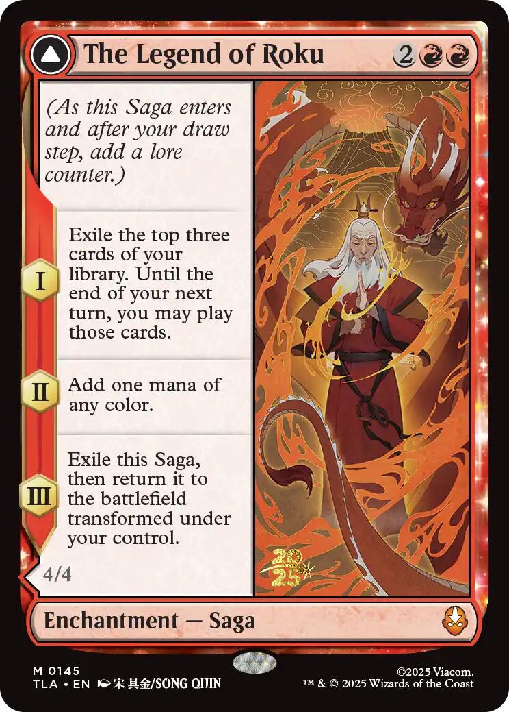 The Legend of Roku [Avatar: The Last Airbender Prerelease Cards] - Destination Retro