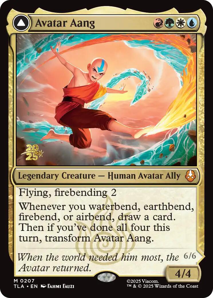 Avatar Aang [Avatar: The Last Airbender Prerelease Cards] - Destination Retro