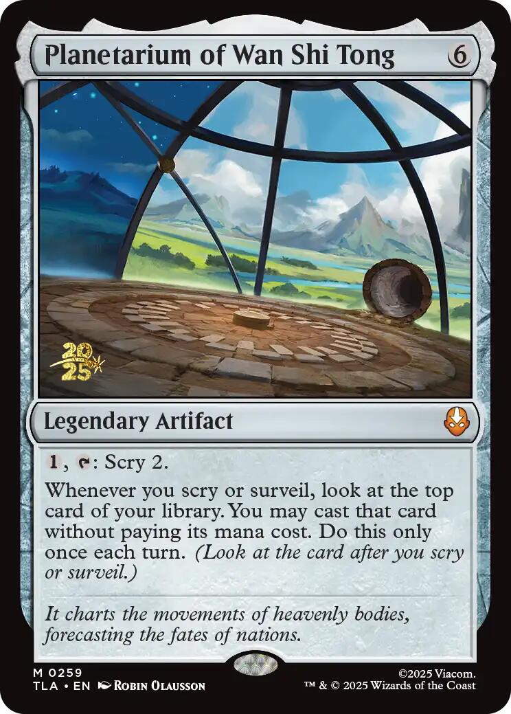 Planetarium of Wan Shi Tong [Avatar: The Last Airbender Prerelease Cards] - Destination Retro
