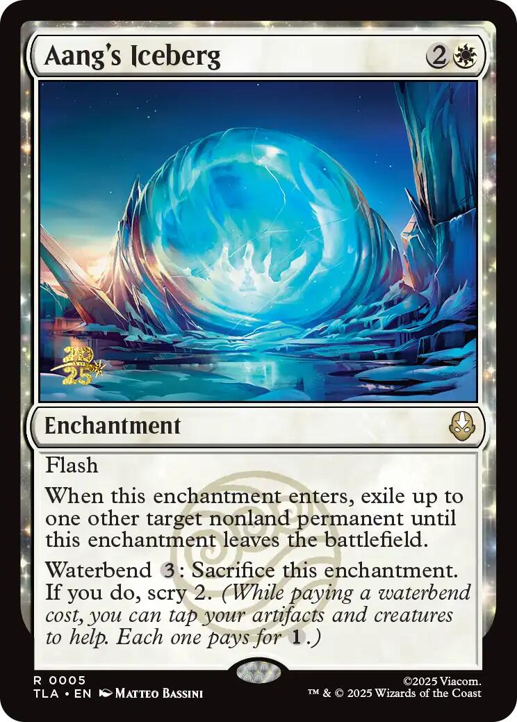 Aang's Iceberg [Avatar: The Last Airbender Prerelease Cards] - Destination Retro