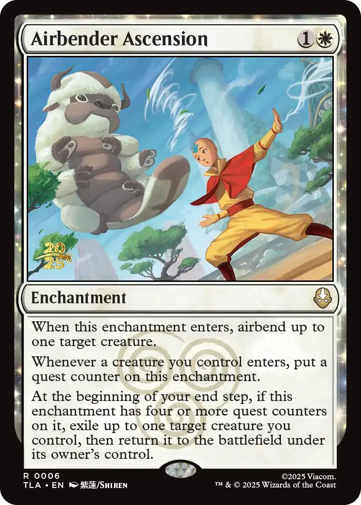 Airbender Ascension [Avatar: The Last Airbender Prerelease Cards] - Destination Retro
