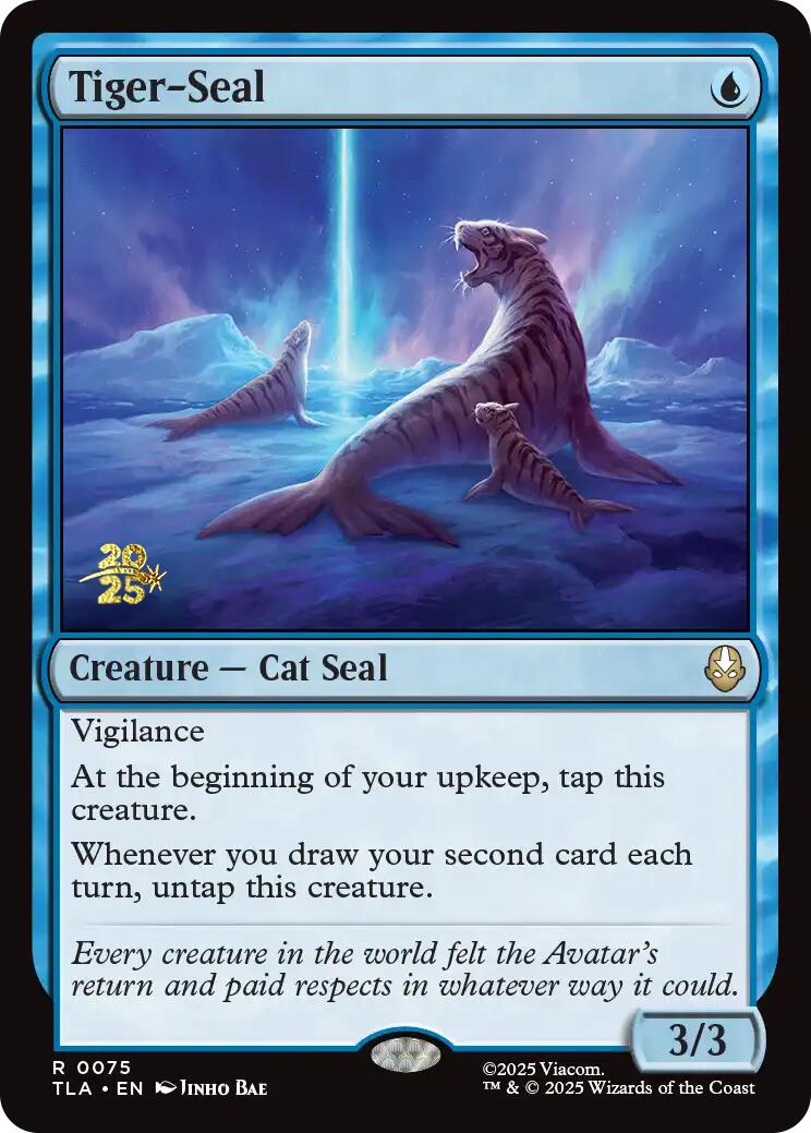 Tiger-Seal [Avatar: The Last Airbender Prerelease Cards] - Destination Retro