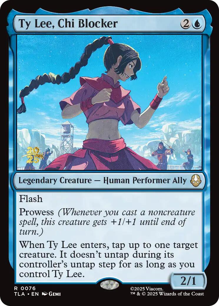 Ty Lee, Chi Blocker [Avatar: The Last Airbender Prerelease Cards] - Destination Retro