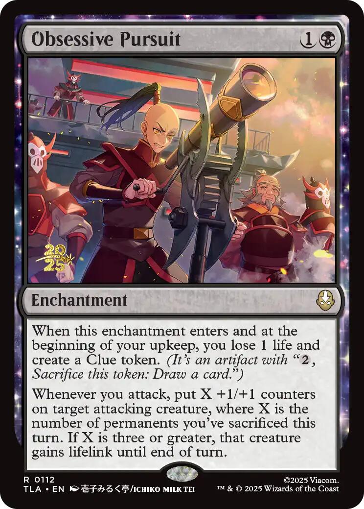 Obsessive Pursuit [Avatar: The Last Airbender Prerelease Cards] - Destination Retro
