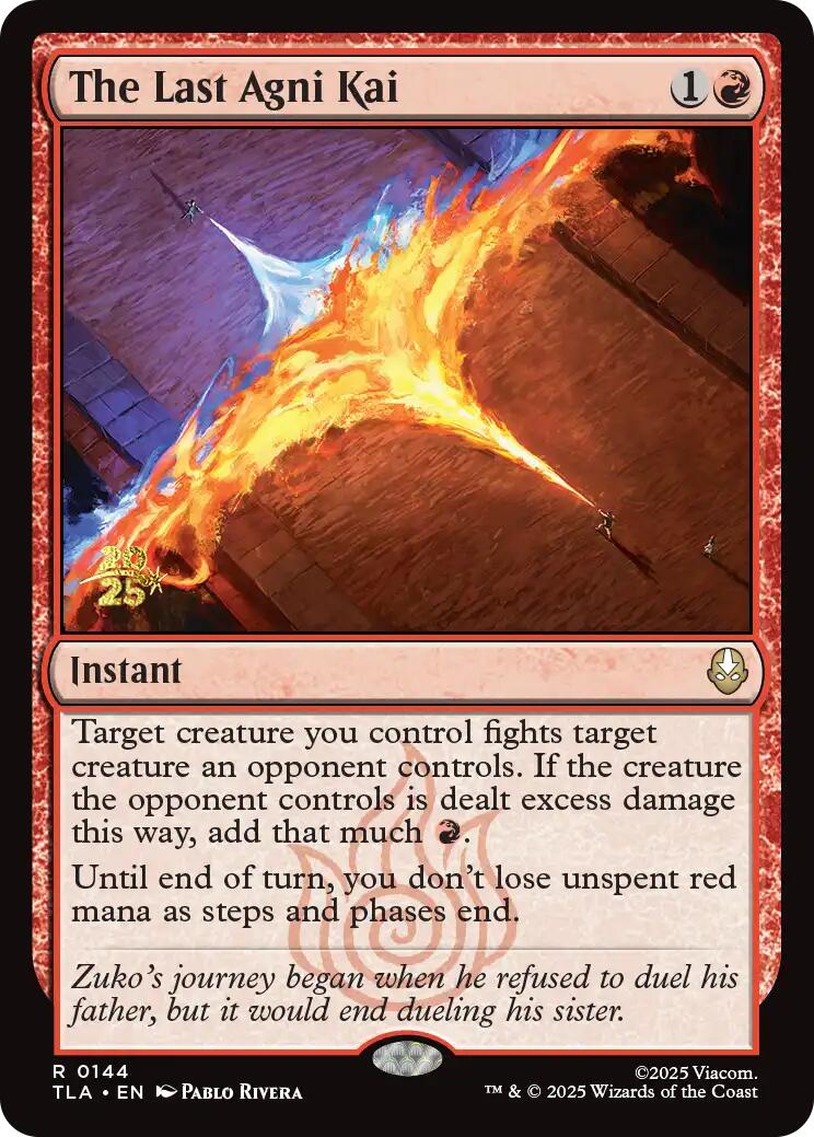 The Last Agni Kai [Avatar: The Last Airbender Prerelease Cards] - Destination Retro