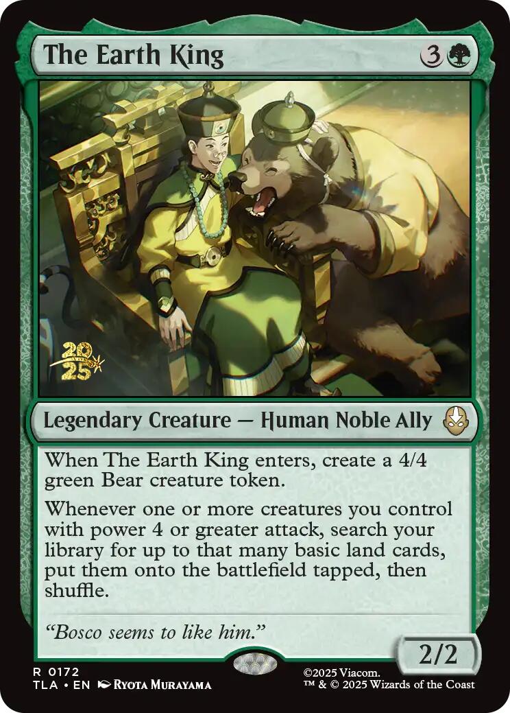 The Earth King [Avatar: The Last Airbender Prerelease Cards] - Destination Retro