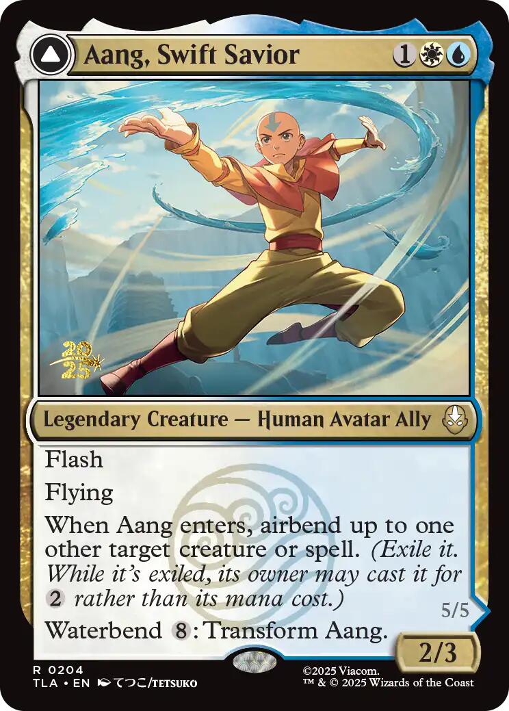 Aang, Swift Savior [Avatar: The Last Airbender Prerelease Cards] - Destination Retro