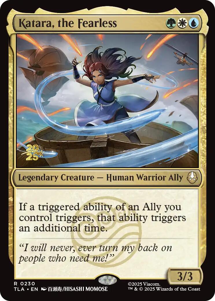 Katara, the Fearless [Avatar: The Last Airbender Prerelease Cards] - Destination Retro