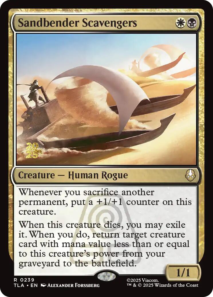 Sandbender Scavengers [Avatar: The Last Airbender Prerelease Cards] - Destination Retro