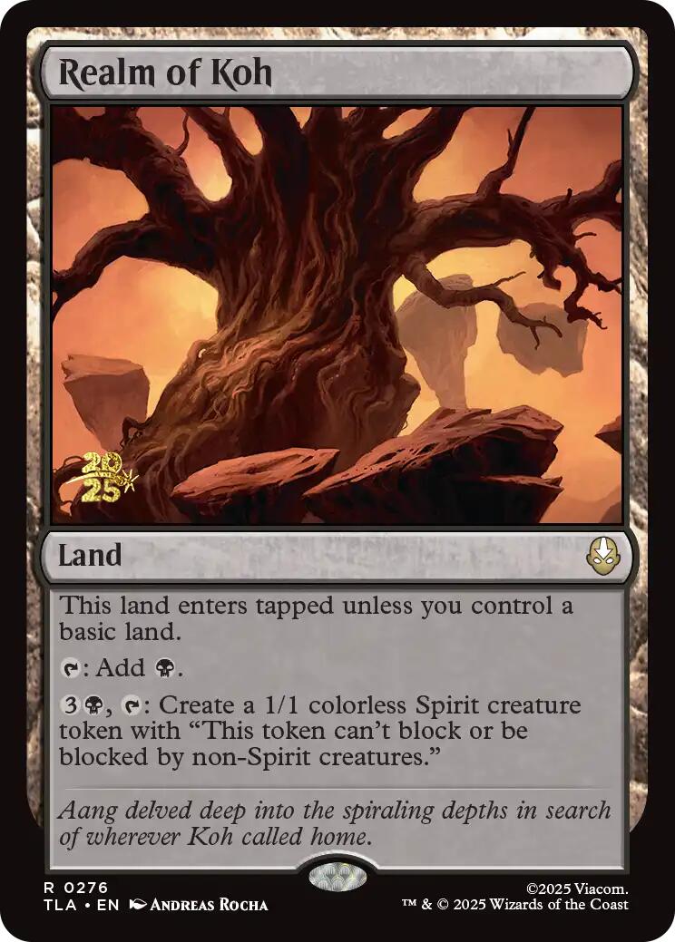 Realm of Koh [Avatar: The Last Airbender Prerelease Cards] - Destination Retro