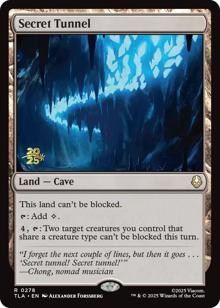 Secret Tunnel [Avatar: The Last Airbender Prerelease Cards] - Destination Retro