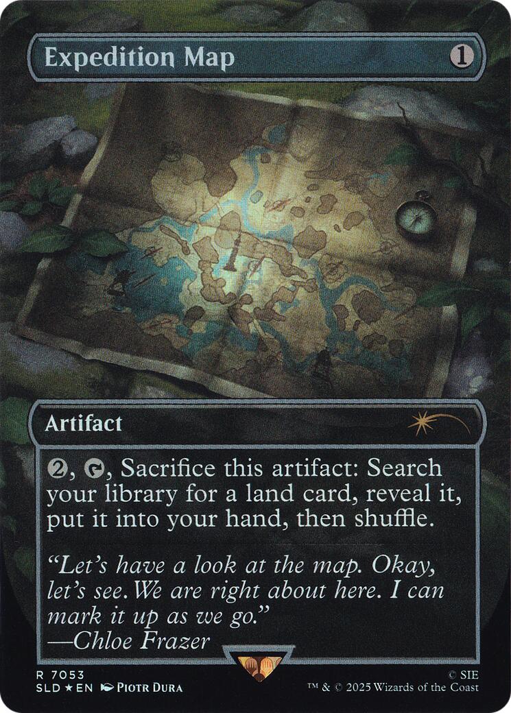 Expedition Map (Rainbow Foil) [Secret Lair Drop Series] - Destination Retro