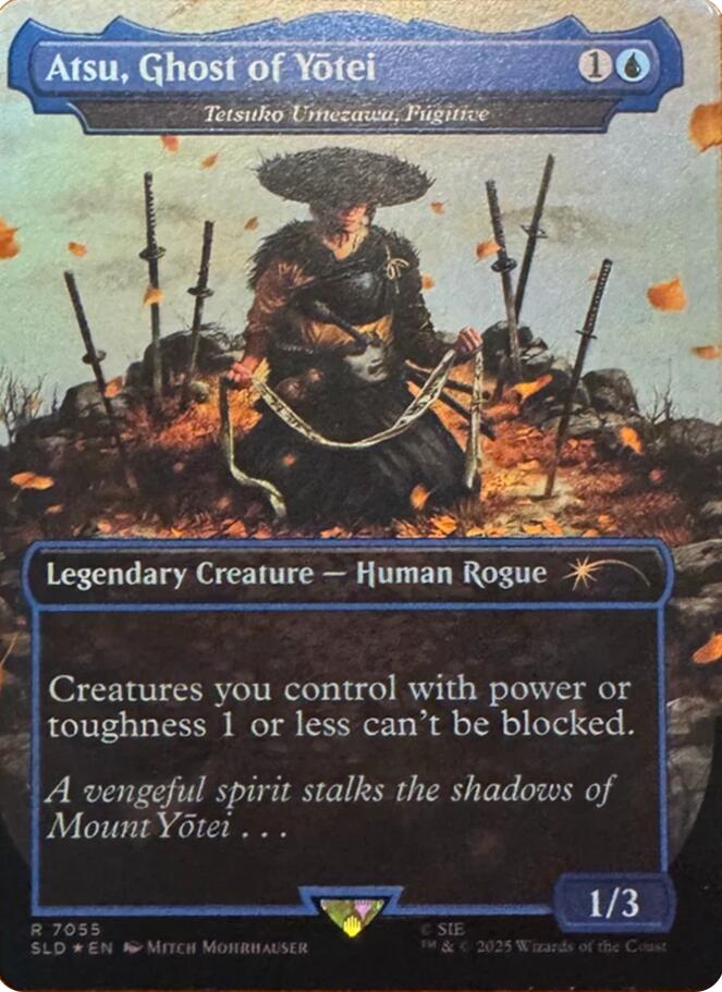 Atsu, Ghost of Yotei - Tetsuko Umezawa, Fugitive (Rainbow Foil) [Secret Lair Drop Series] - Destination Retro