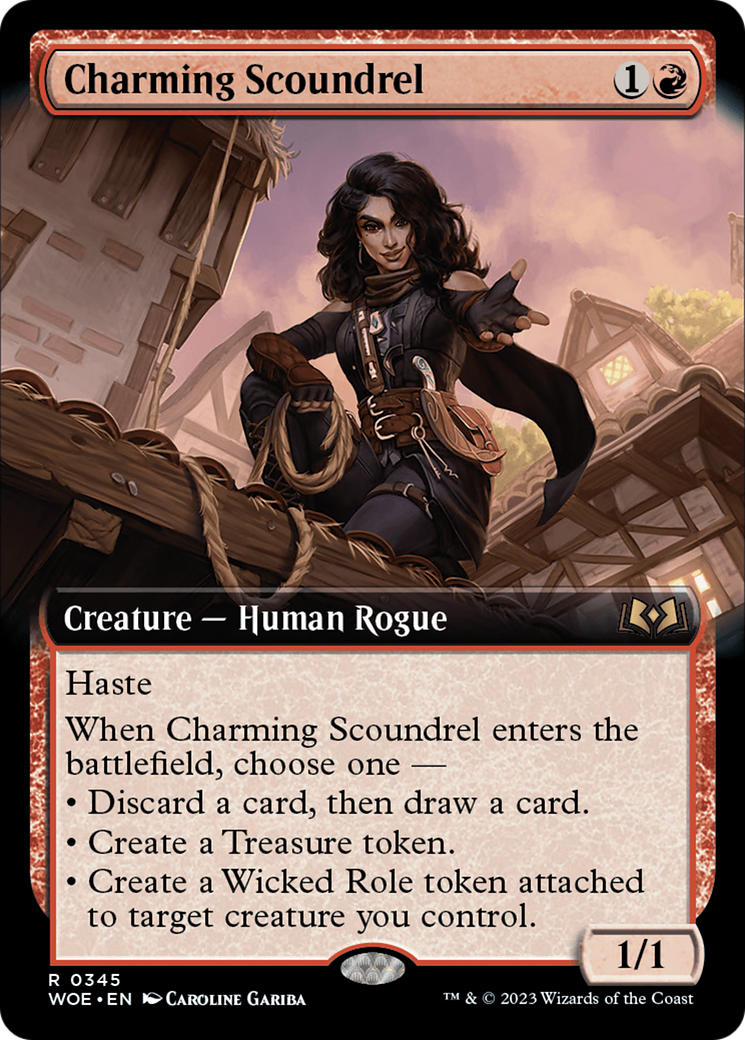 Charming Scoundrel (Extended Art) [Wilds of Eldraine] - Destination Retro